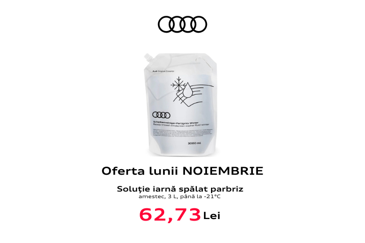 Oferta lunii noiembrie Audi