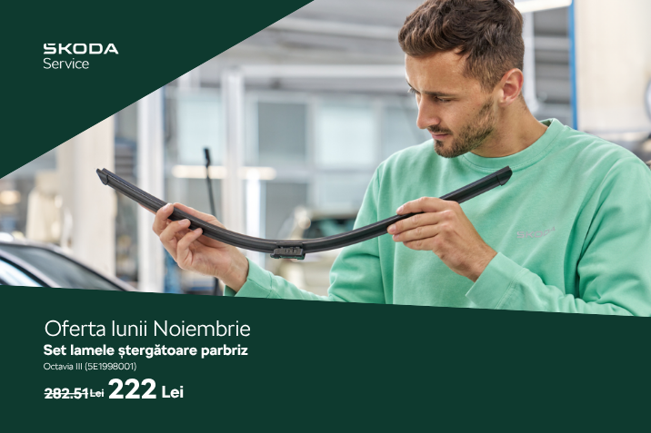 Oferta ștergătoare Skoda